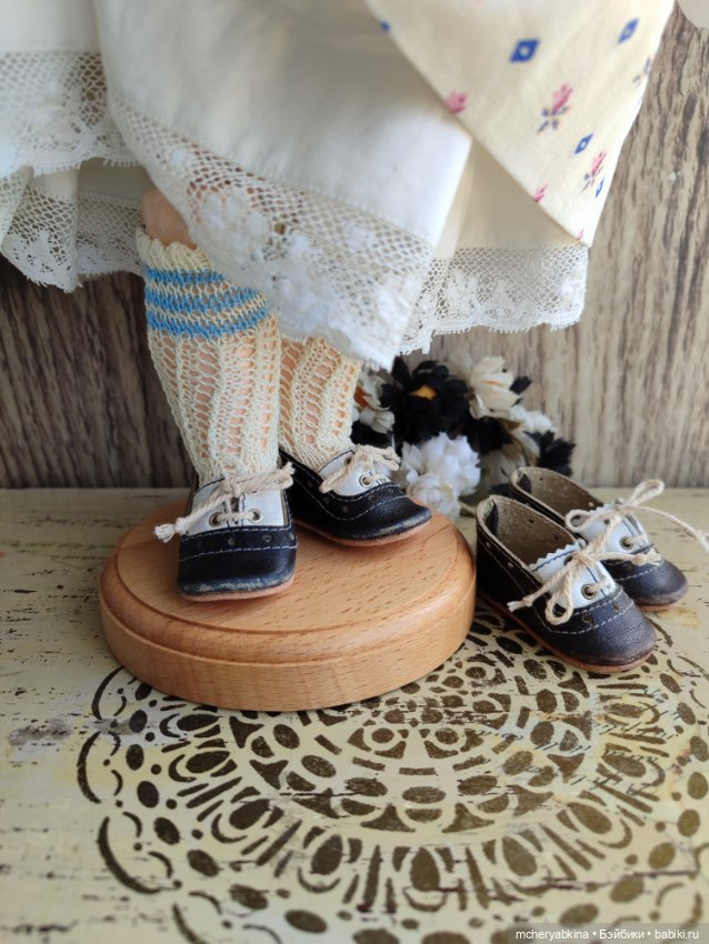 Туфли "Оксфорд" для антик.кукол. Скидка (фото 5)