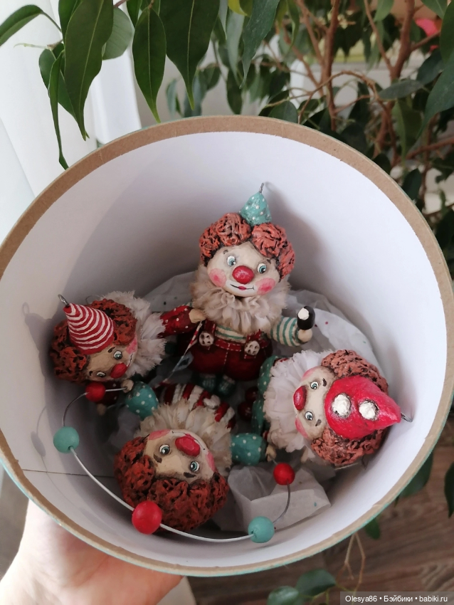 Мастер Класс Клоуны из Папье-маше