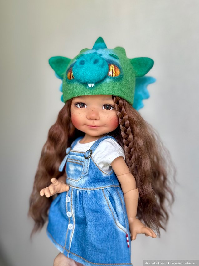 Парик для Meadow dolls Dumplings, Paola Reina и других куклой с ОГ15 см (фото 6)