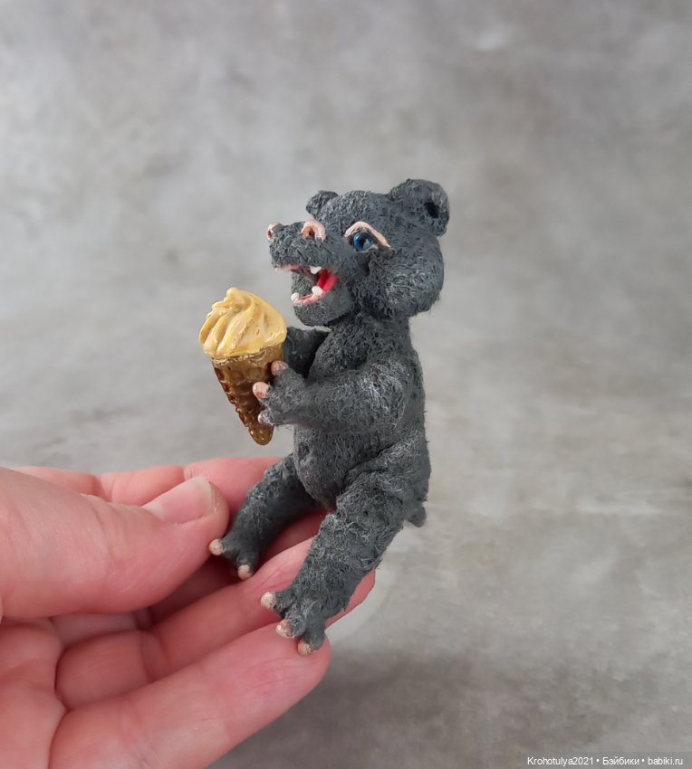 Бегемотик на пляже — Авторские игрушки (фото 6)