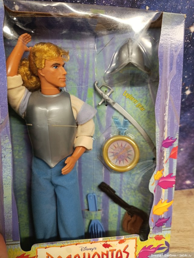 Джон Смит из Покахонтас винтажный кен (фото 4)