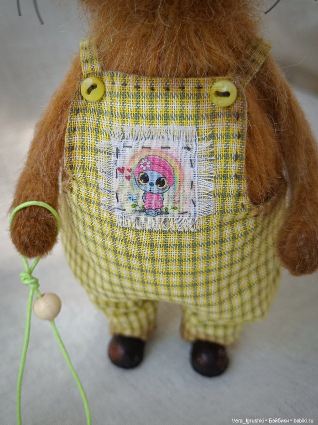 Котик с паровозом — Авторские игрушки (фото 6)