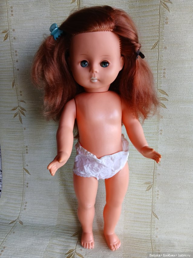 Кукла ГДР редкая без челки 48 см (фото 4)