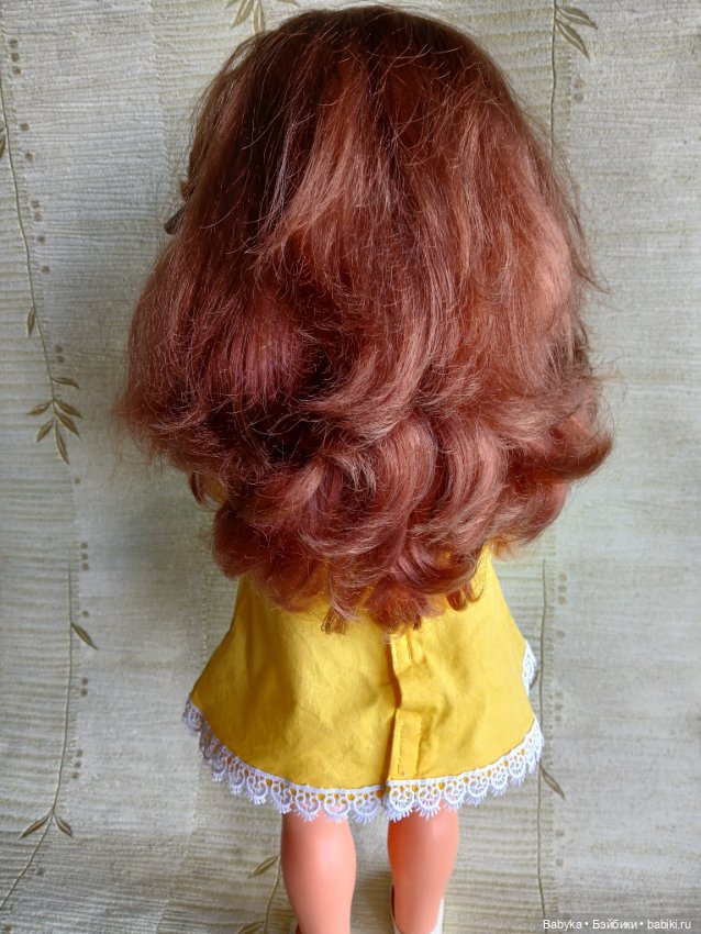 Кукла ГДР редкая без челки 48 см (фото 3)