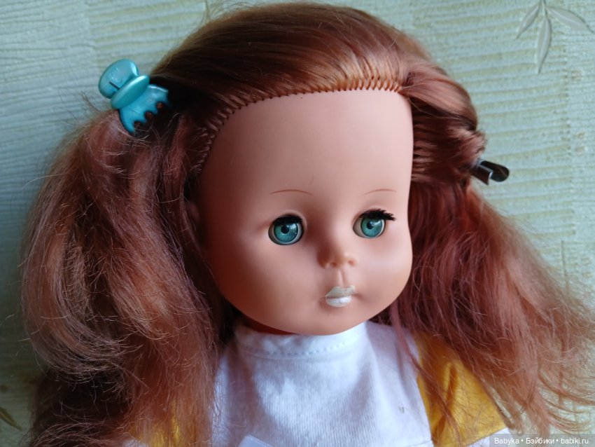 Кукла ГДР редкая без челки 48 см (фото 8)