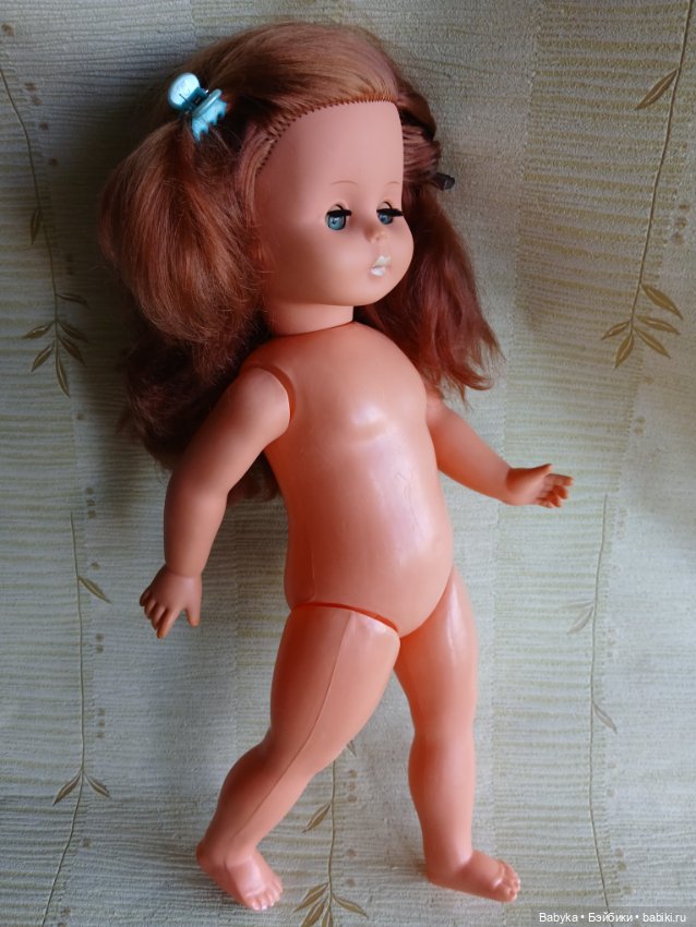 Кукла ГДР редкая без челки 48 см (фото 6)