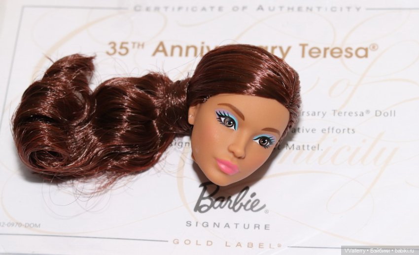 Голова Barbie 35th Anniversary Teresa