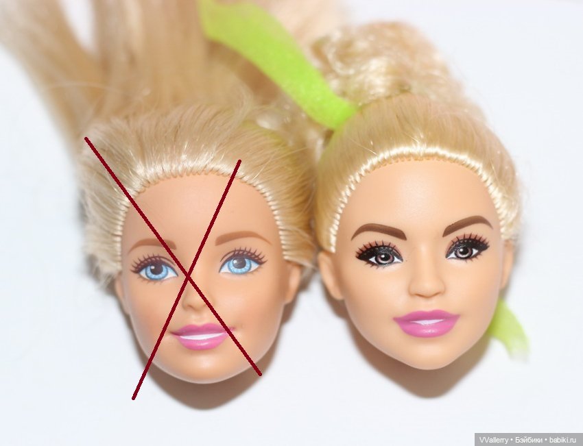 Лот голов барби 2 штуки — Тела и головы для кукол (фото 4)