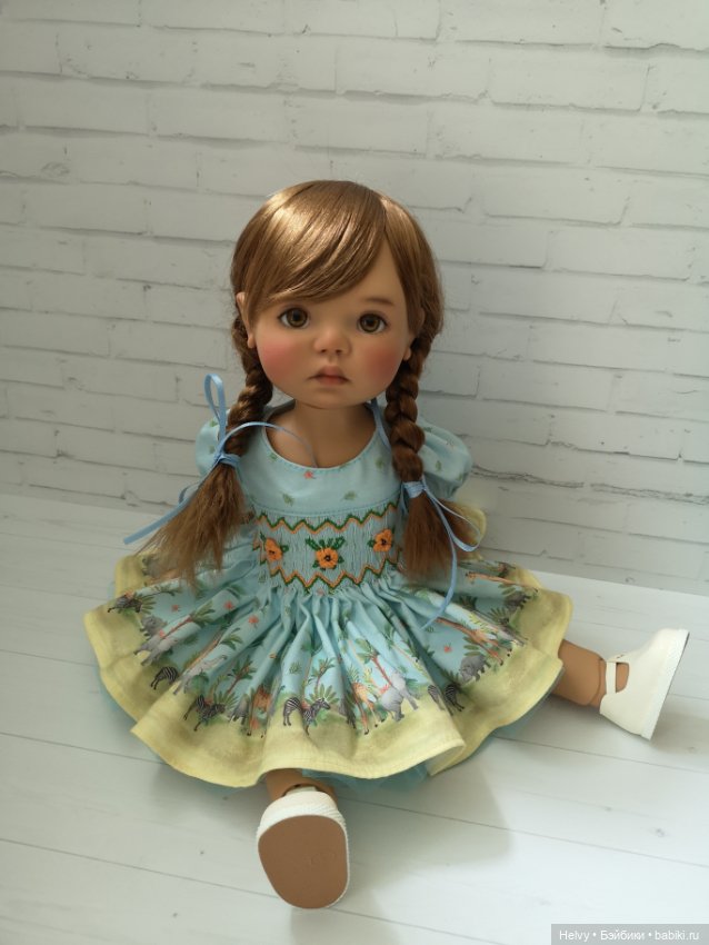 Платье с буфами для BB Meadowdolls (фото 8)