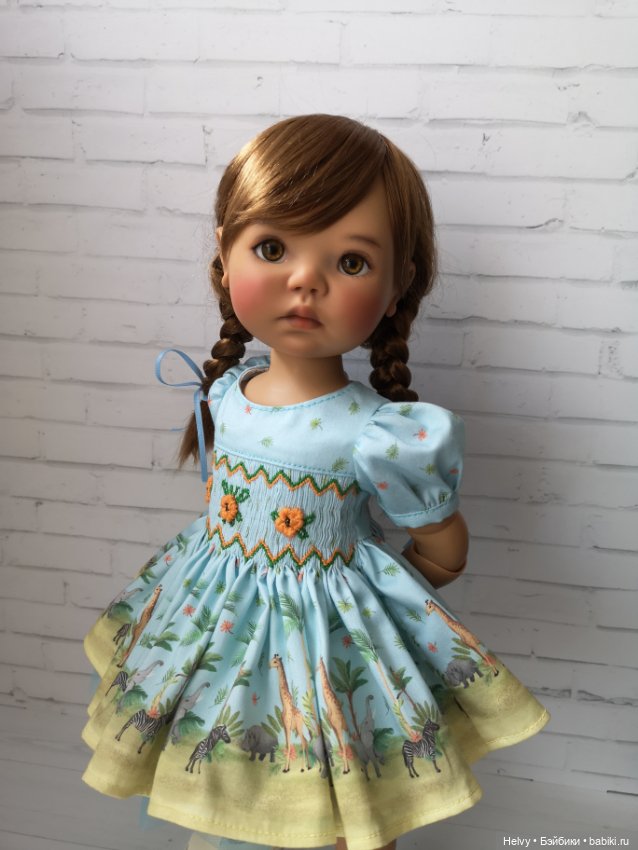 Платье с буфами для BB Meadowdolls (фото 5)