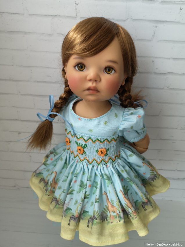 Платье с буфами для BB Meadowdolls (фото 4)