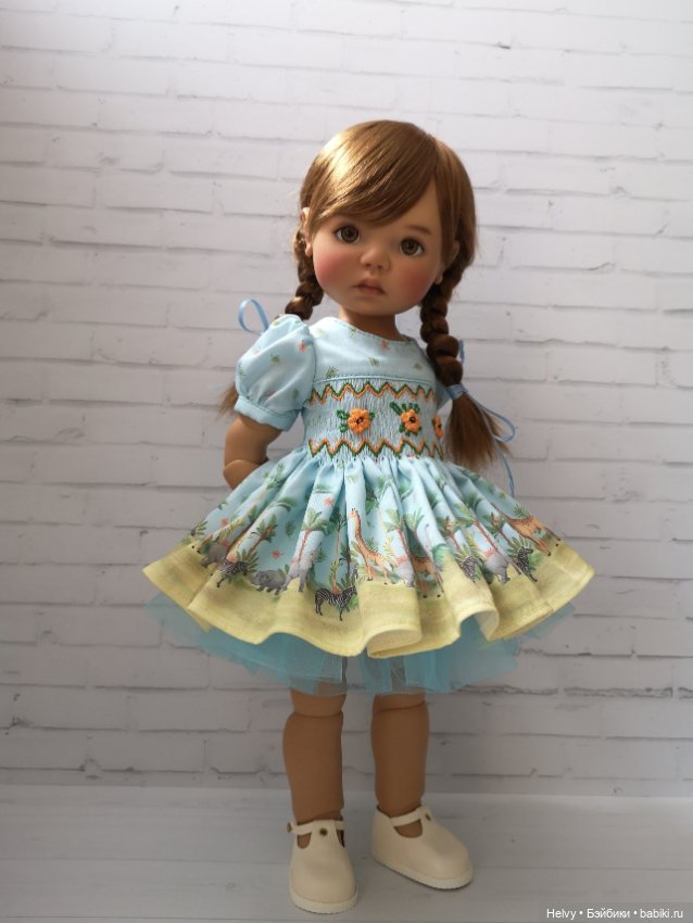Платье с буфами для BB Meadowdolls (фото 2)