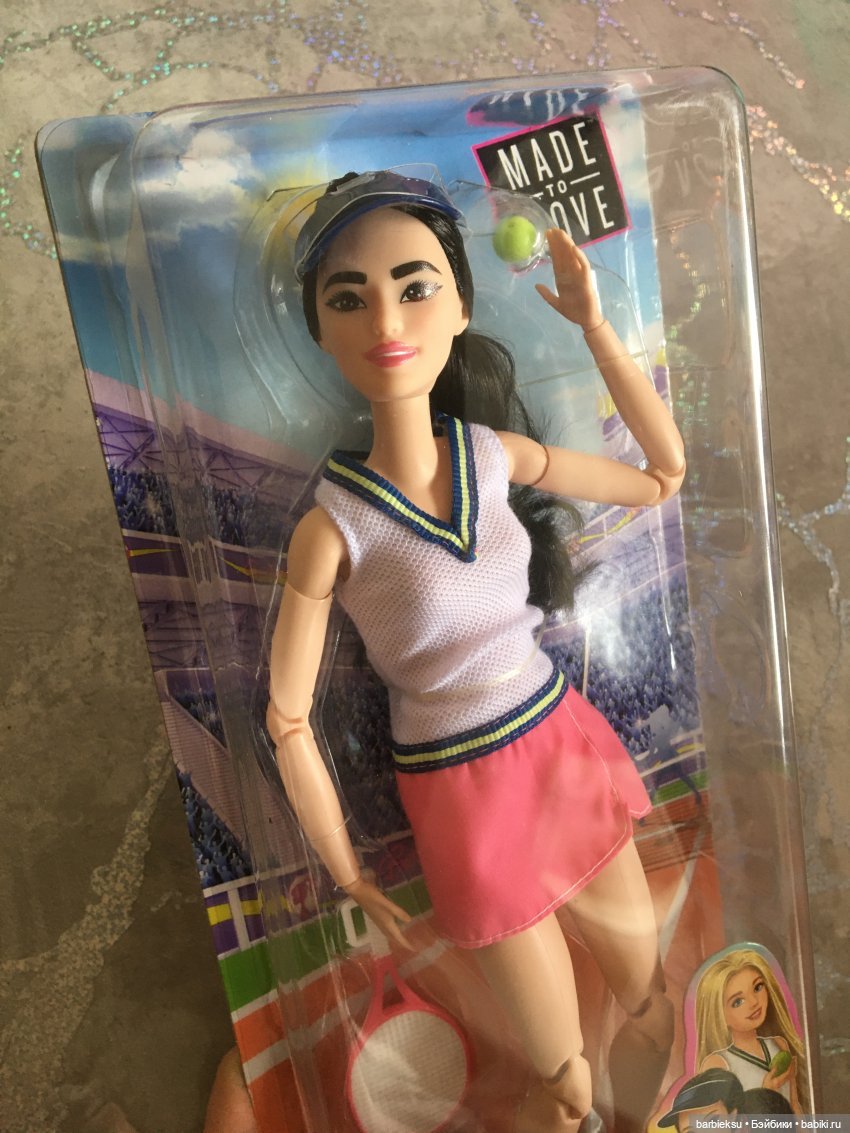 Barbie Made to Move голова теннисистки Барби