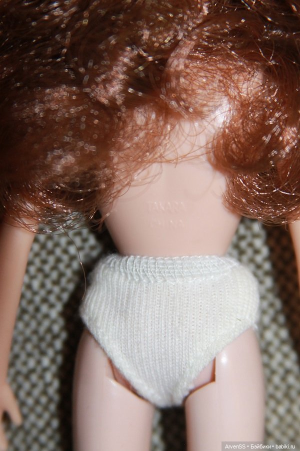 Сероглазая Licca-chan с каштановыми волосами раннего 4 поколения компании Такара (фото 7)