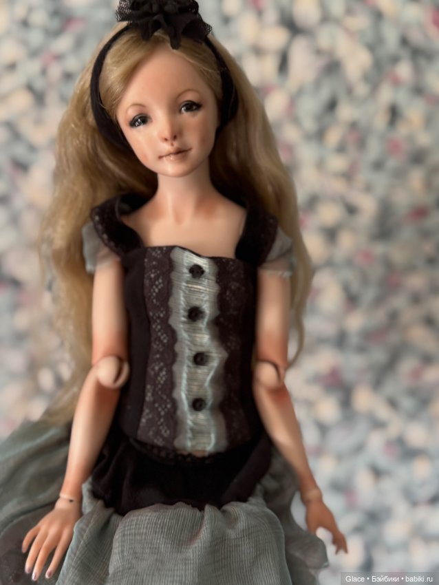 Авторская шарнирная фарфоровая кукла от Оксаны Самшориной (фото 4)