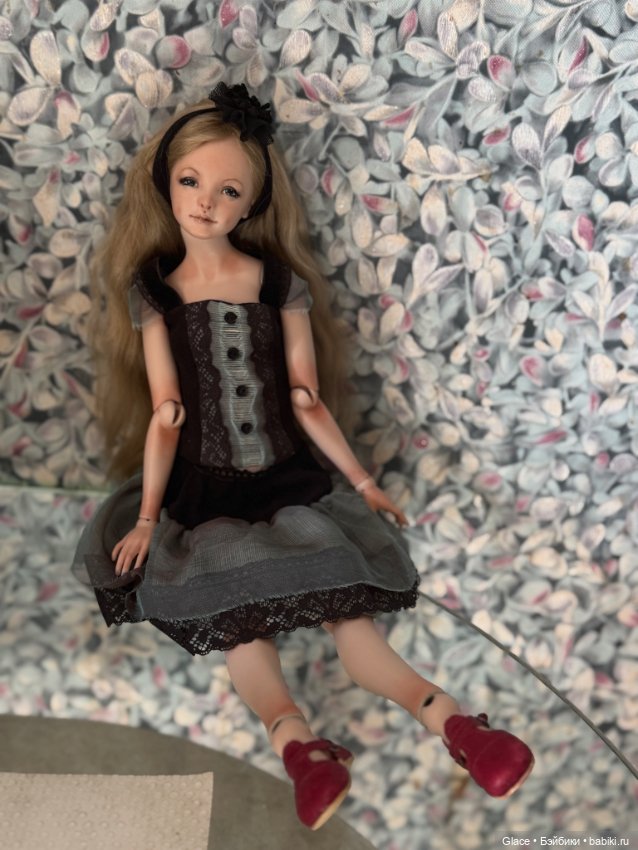 Авторская шарнирная фарфоровая кукла от Оксаны Самшориной