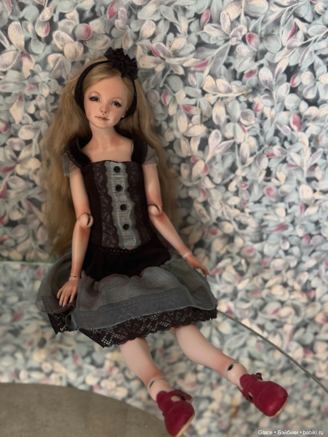 Авторская шарнирная фарфоровая кукла от Оксаны Самшориной (фото 2)