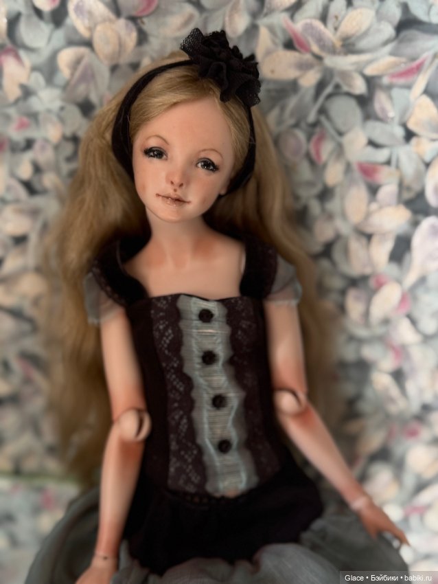 Авторская шарнирная фарфоровая кукла от Оксаны Самшориной (фото 3)