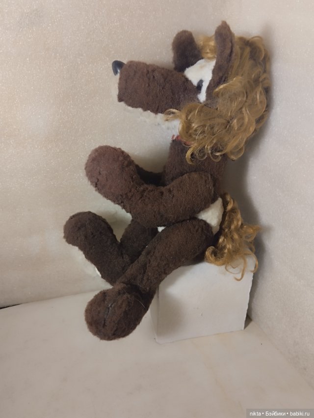 Редкая плюшевая игрушка СССР Собака? Волк (фото 2)