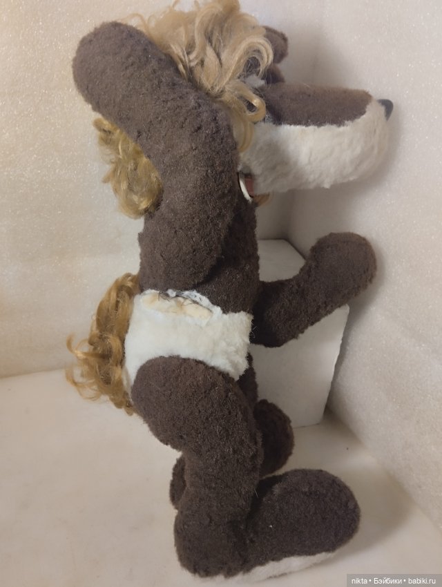 Редкая плюшевая игрушка СССР Собака? Волк (фото 5)