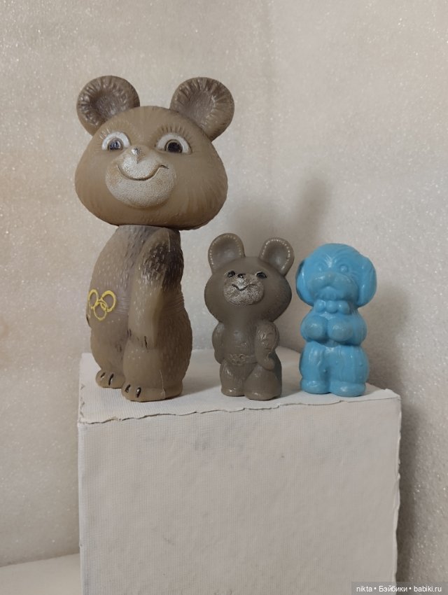Мишка олимпийский СССР Две штуки лотом