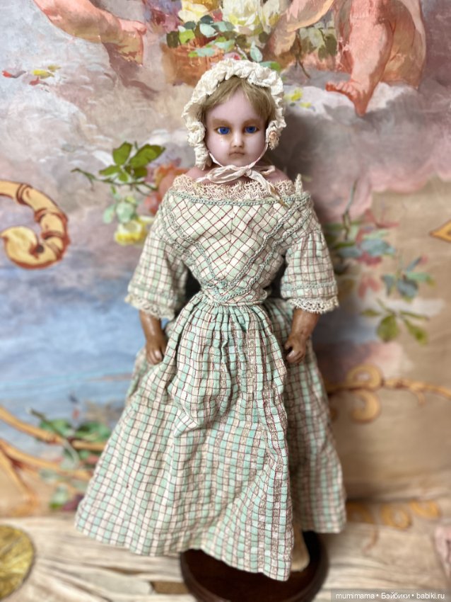 Английская восковая кукла Montanari рост 42 см (фото 4)
