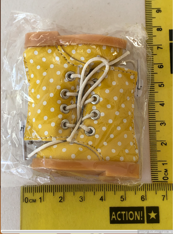 Высокие ботинки на бжд 1/6 тини, YoSD (фото 5)