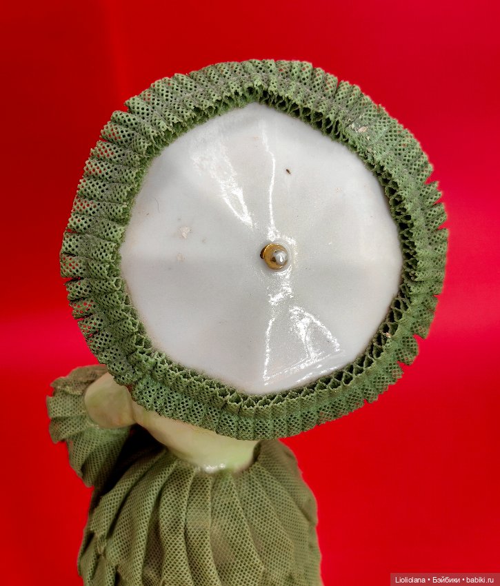 Фарфоровая статуэтка Дама С Зонтом Япония (фото 3)