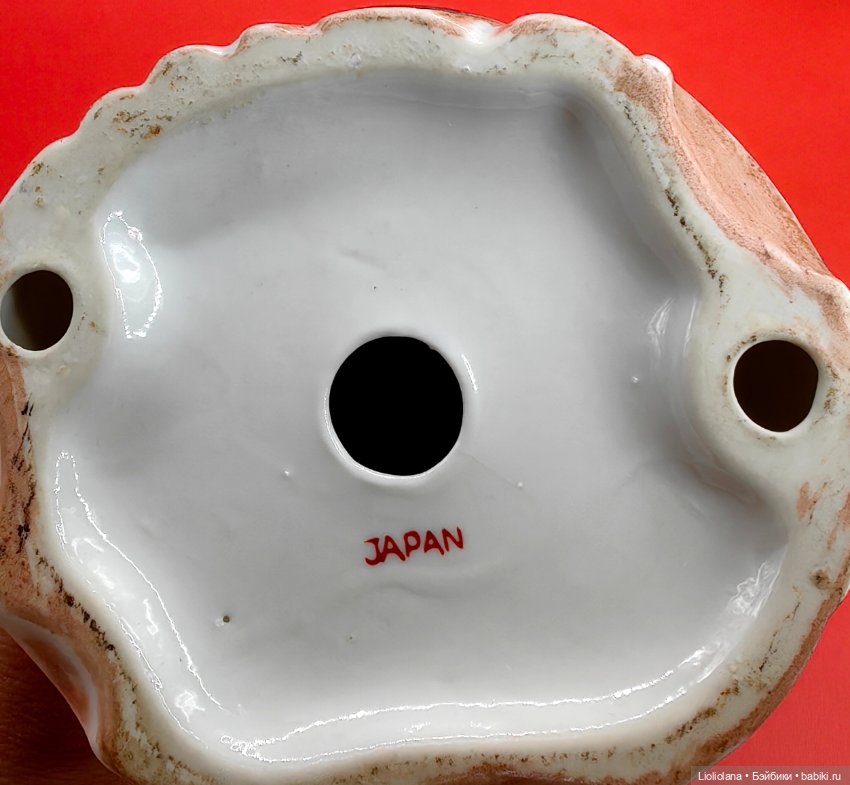 Фарфоровая статуэтка Дама С Зонтом Япония (фото 9)