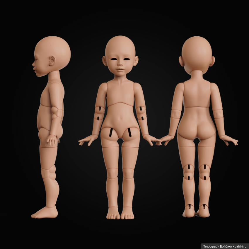 BJD Кукла Paola Reina с головой #1 (с макияжем) (фото 5)