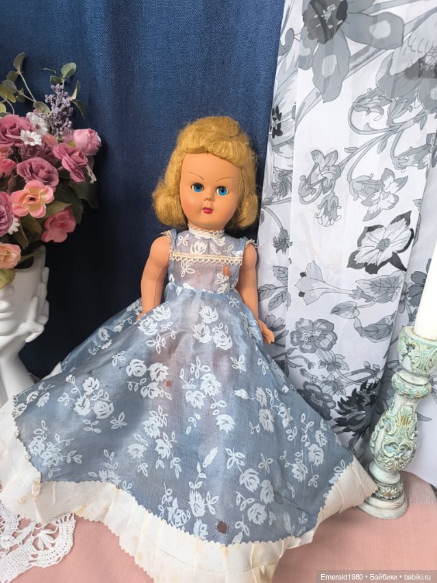 Ярмарочная итальянская кукла 60х гг (фото 2)