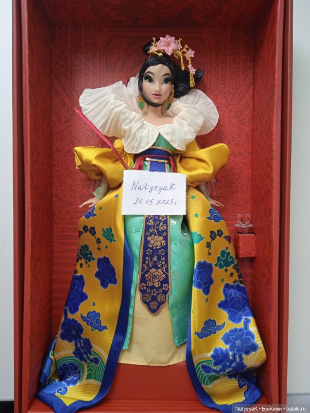 Кукла Мулан коллекционная Disney collector Enchanted elegance