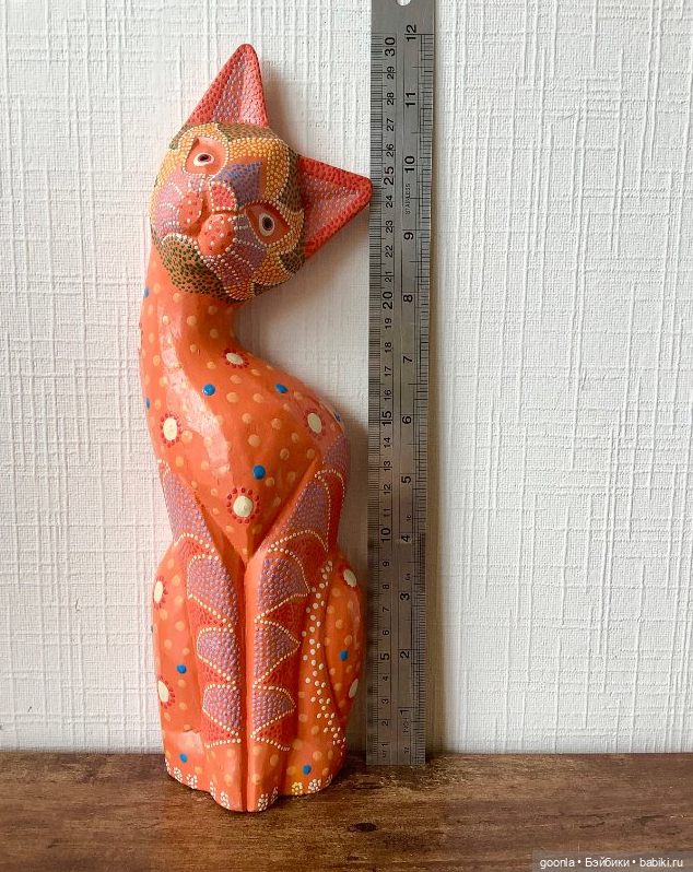 Кошка из дерева — Статуэтки (фото 3)