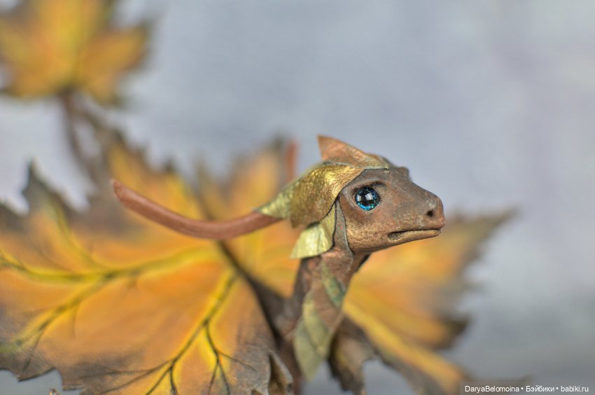 Дракончик лиственный — Авторские игрушки (фото 5)