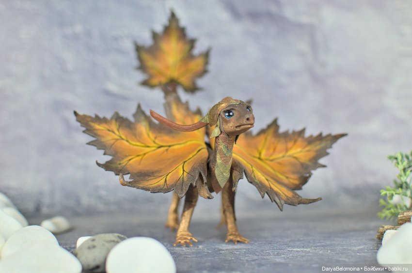 Дракончик лиственный — Авторские игрушки (фото 4)