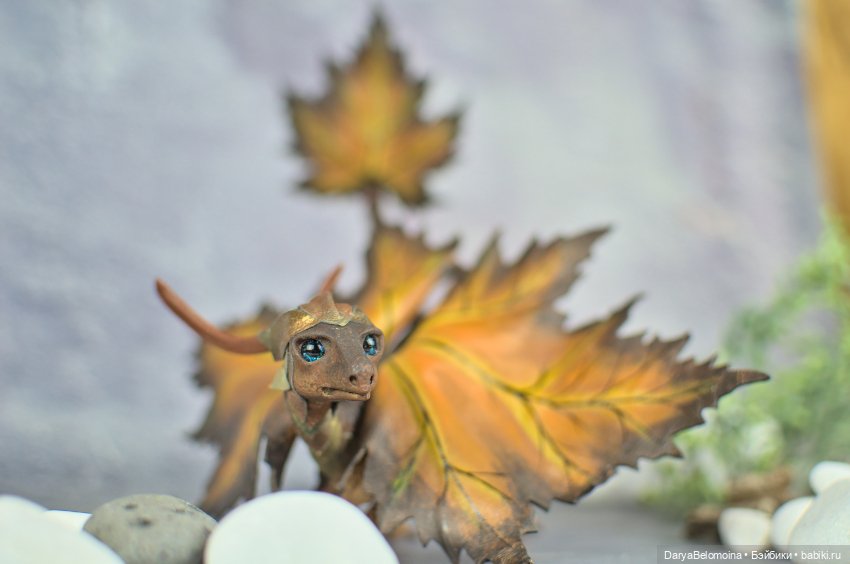 Дракончик лиственный — Авторские игрушки (фото 7)