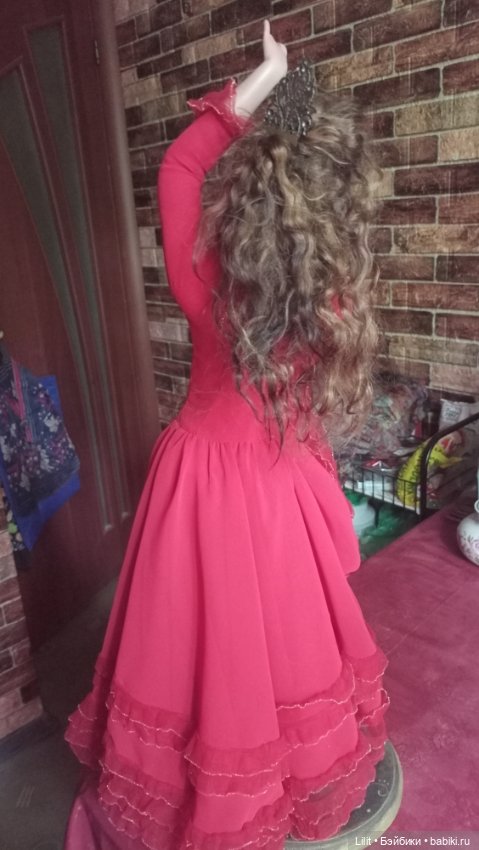 Эффектная испанка — Авторские куклы (фото 8)