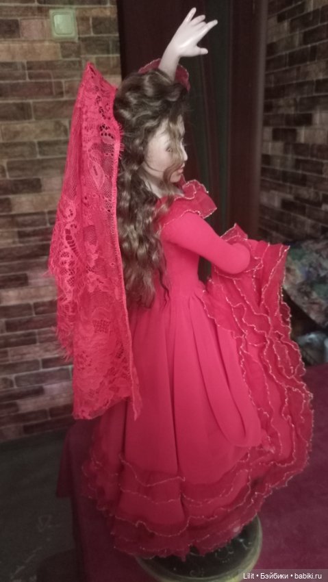 Эффектная испанка — Авторские куклы (фото 4)