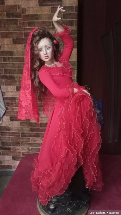 Эффектная испанка — Авторские куклы (фото 2)
