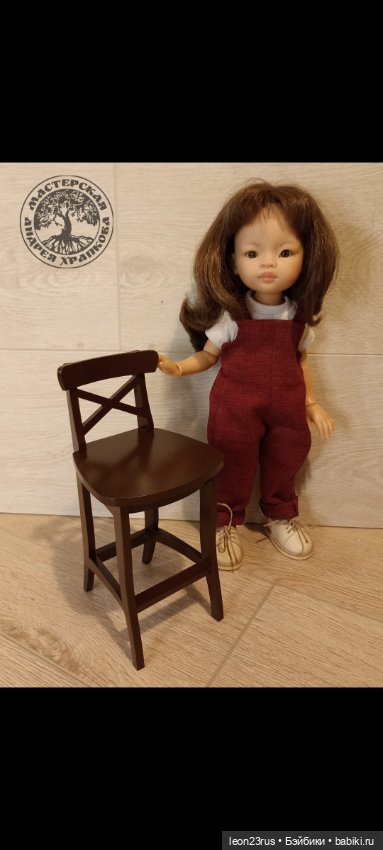 Стул барный — Кукольная мебель (фото 7)