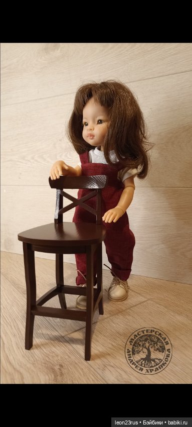 Стул барный — Кукольная мебель (фото 5)