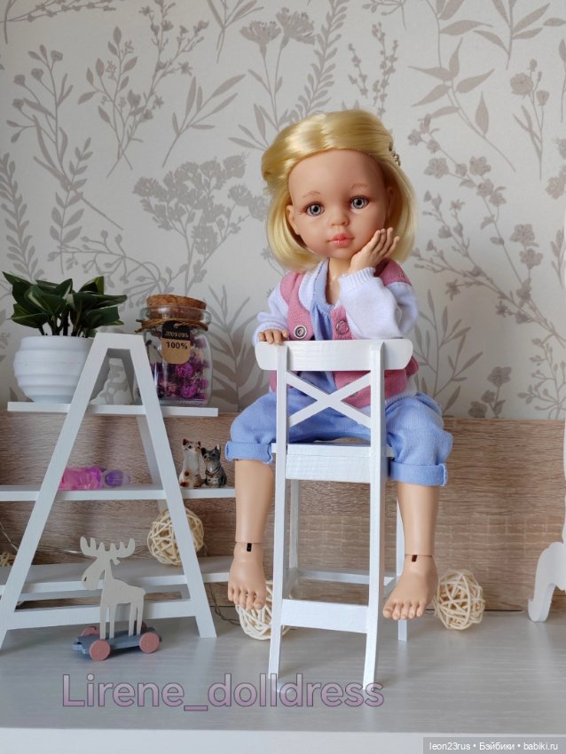 Стул барный — Кукольная мебель