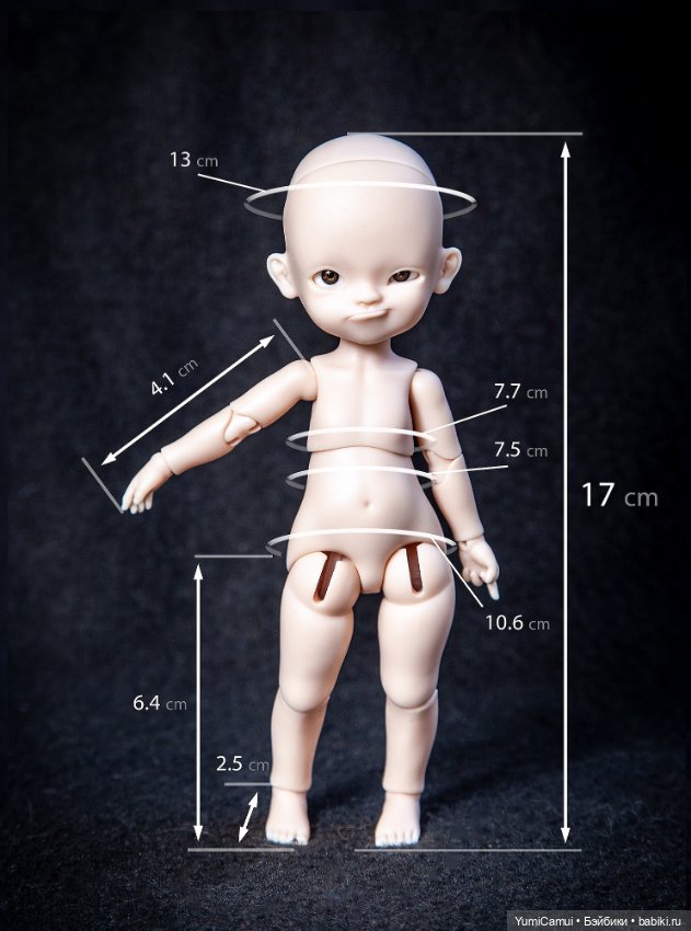 Шарнирная малышка Дикси.17см