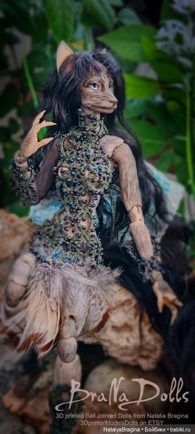 Бурая лиса Оборотень Ова — Авторские куклы (фото 3)