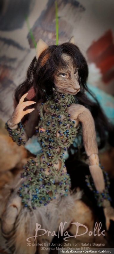 Бурая лиса Оборотень Ова — Авторские куклы