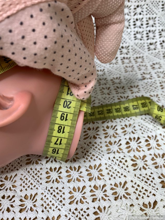 Голова пупса большая винил (фото 8)