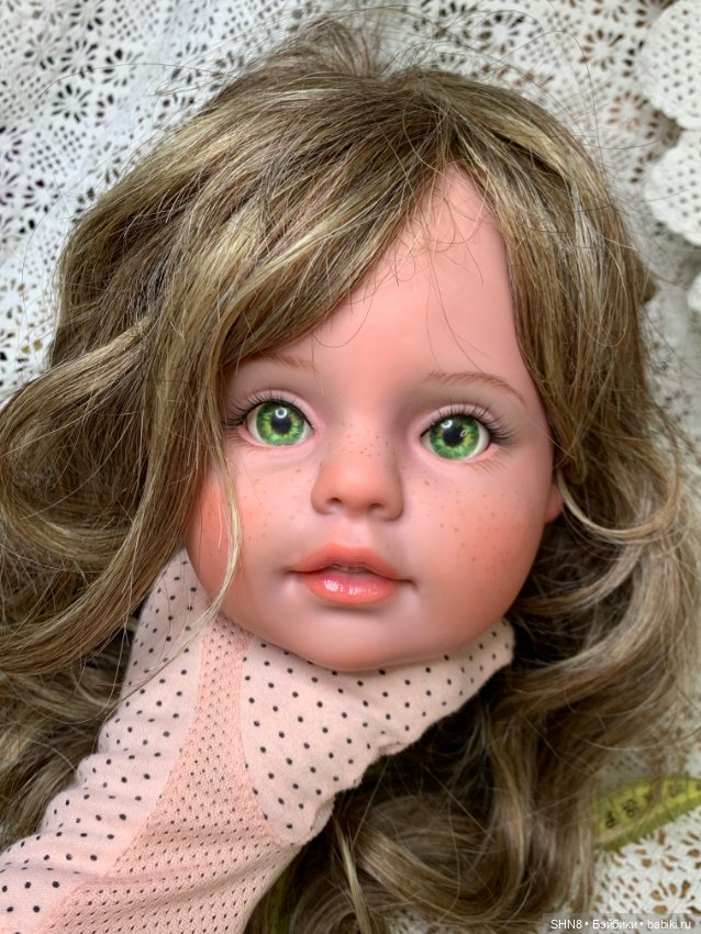 Голова пупса большая винил (фото 5)