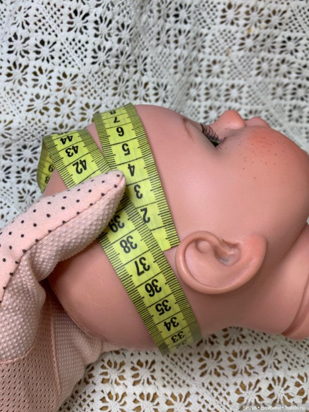 Голова пупса большая винил (фото 7)