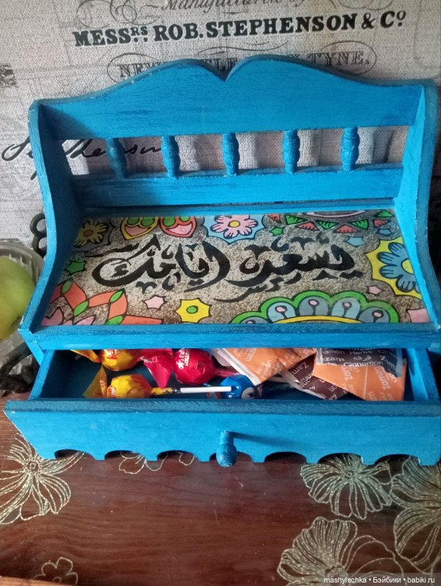 Диван комод для кукол в восточном стиле (фото 7)