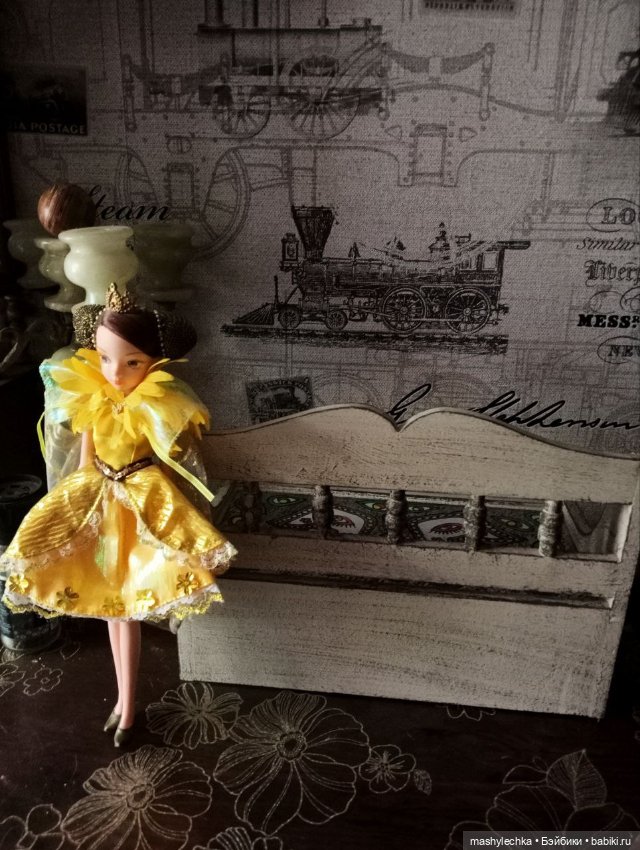 Диван комод для кукол в восточном стиле (фото 3)